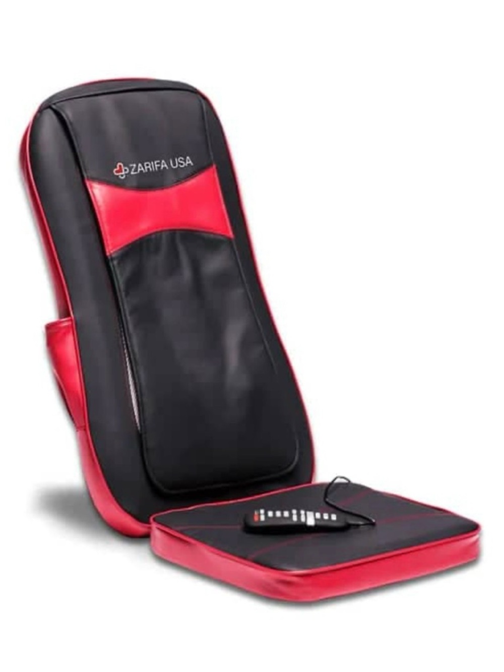 Zarifa USA Black & Red Massage Seat Cushion
